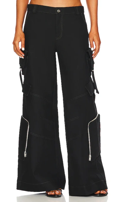 Shop Dion Lee Multi Pocket Cargo Pant In Black