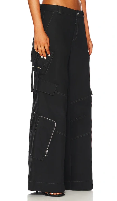 Shop Dion Lee Multi Pocket Cargo Pant In Black