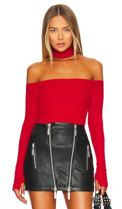 Shop Michael Lauren Eric Top In Red