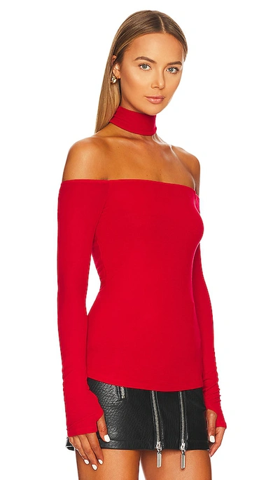 Shop Michael Lauren Eric Top In Red