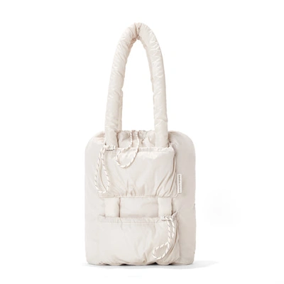 Shop Dagne Dover Kal Drawstring Tote In Moonbeam