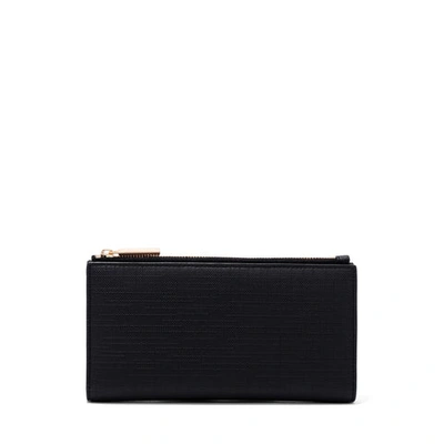 Shop Dagne Dover Slim Wallet In Onyx