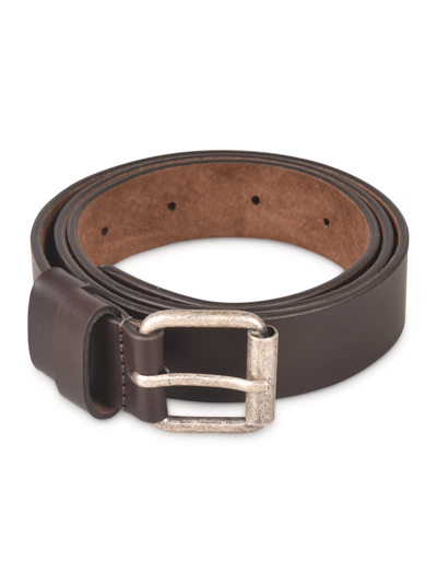 Shop Aspesi Classic Buckled Belt In Brown