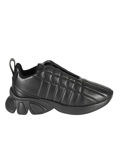 Shop Burberry Axburton Sneakers In Black