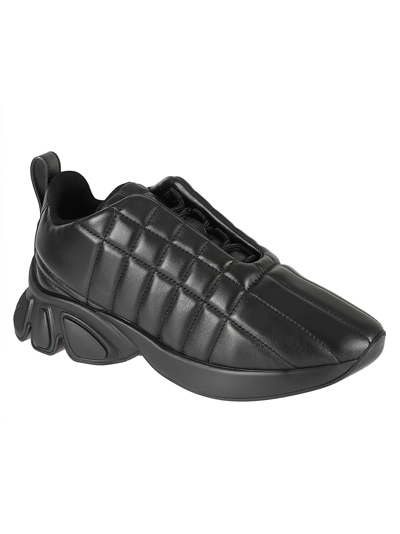 Shop Burberry Axburton Sneakers In Black