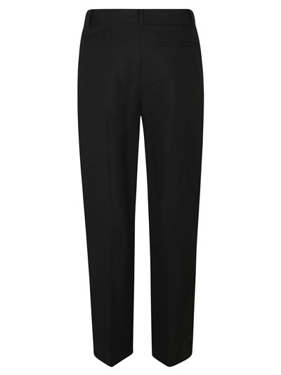 Shop Burberry Charlie Trousers In Black