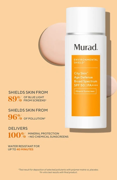 Shop Murad ? City Skin Age Defense Broad Spectrum Spf 50, 0.6 oz