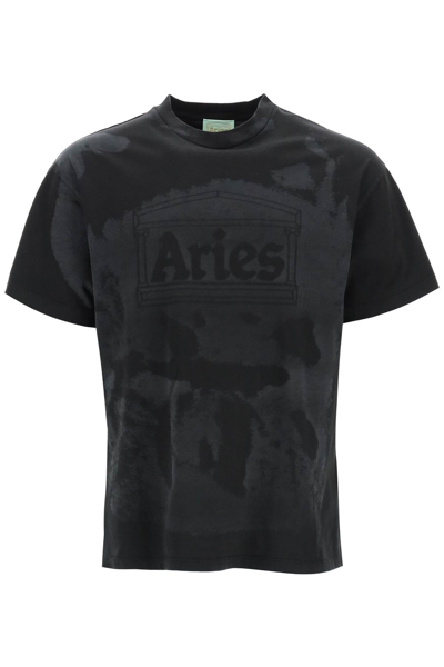 Shop Aries 'mega Temple' T-shirt In Multicolor