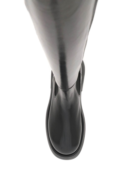 Shop Wandler 'rosa' Leather Boots In Black