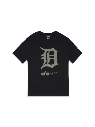 Alpha Industries Detroit Tigers X Alpha X New Era T-shirt In Black |  ModeSens