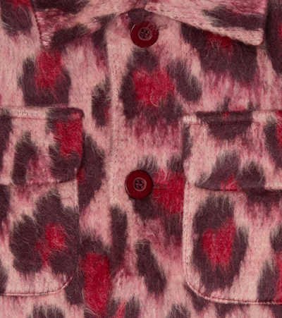 Paade Mode Leopard-print Jacket In Berlin Pink