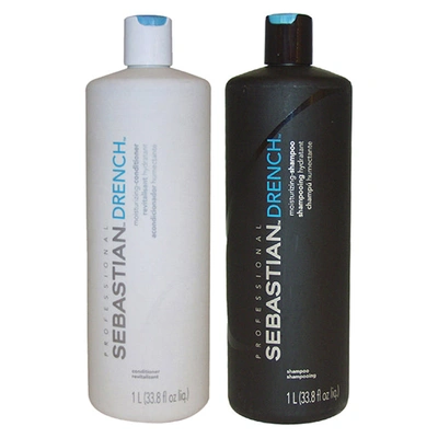 Shop Sebastian Drench Moisturizing Shampoo And Conditioner Kit By  For Unisex - 2 Pc Kit 33.8oz Shampoo, 3 In White