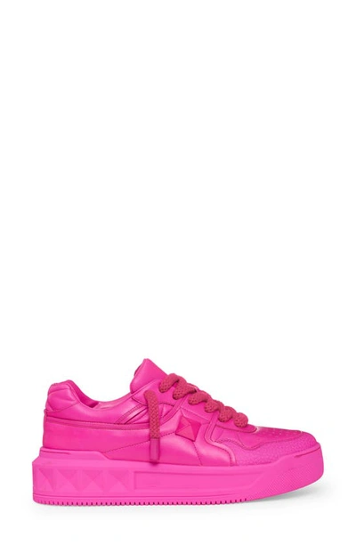 Shop Valentino One-stud Low Top Sneaker In Pink Pp