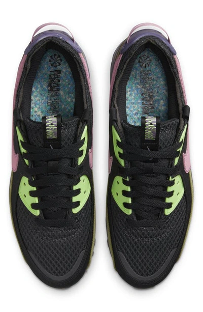 Shop Nike Air Max Terrascape 90 Sneaker In Black/ Elemental Pink/ Lime