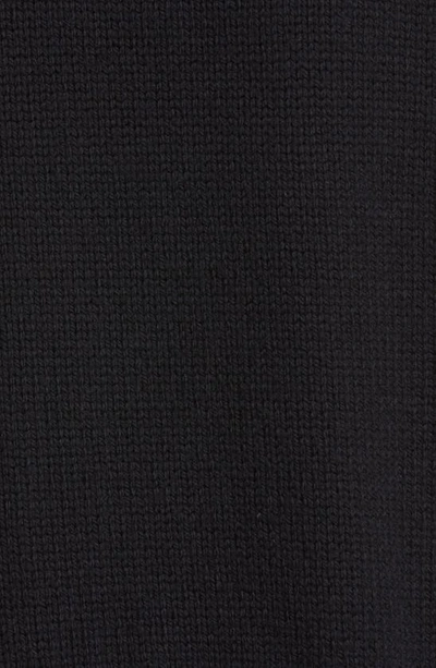 Puppets And Puppets Sequin Spider Web Logo Wool Blend Sweater In Navy/ Gold
