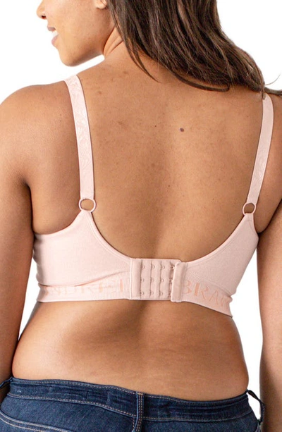 Kindered Bravely Kindred Bravely Sublime Hands-free Pumping/nursing Bra In Pink Heather