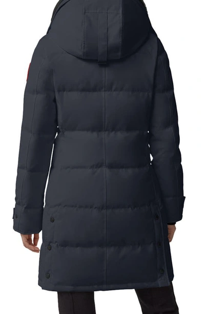 Shop Canada Goose Shelburne Water Resistant 625 Fill Power Down Parka In Atlantic Navy
