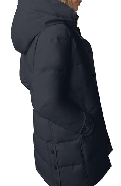 Canada Goose Shelburne Water Resistant 625 Fill Power Down Parka In Blue