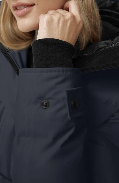 Canada Goose Shelburne Water Resistant 625 Fill Power Down Parka In Blue