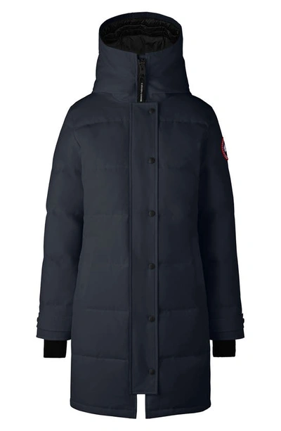 Canada Goose Shelburne Water Resistant 625 Fill Power Down Parka In Blue