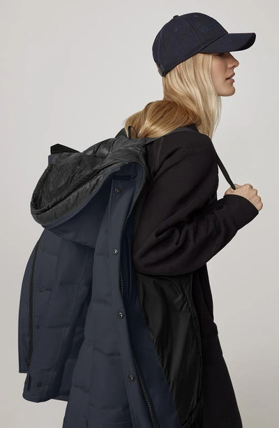 Canada Goose Shelburne Water Resistant 625 Fill Power Down Parka In Blue