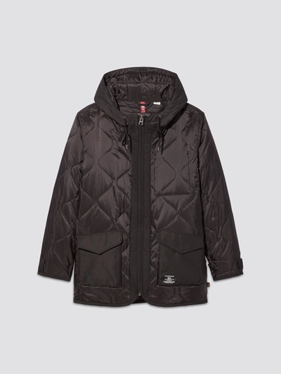 Shop Alpha Industries Quilted Fishtail Liner In Black