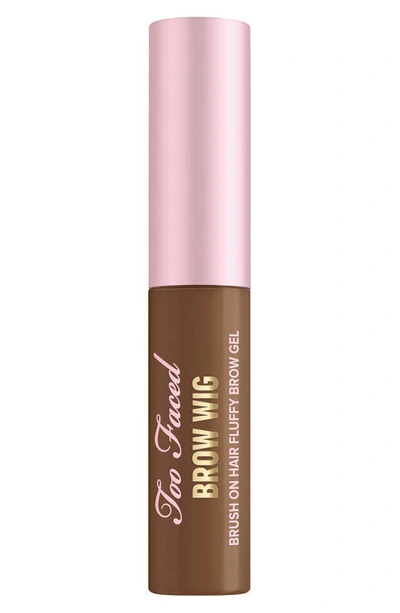 Too Faced Brow Wig Brush On Eyebrow Gel Auburn 0.19 oz / 5.5 ml In Auburn