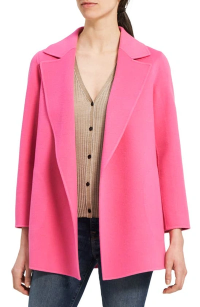 Shop Theory Clairene Wool & Cashmere Jacket In Pink Orchid - 0p3
