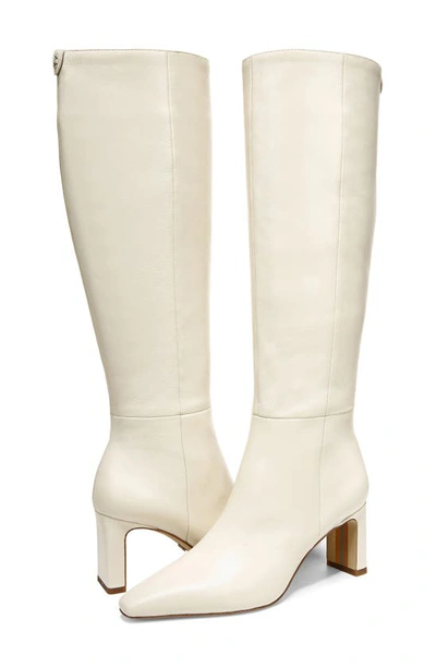 Shop Sam Edelman Sylvia Knee High Boot In Modern Ivory