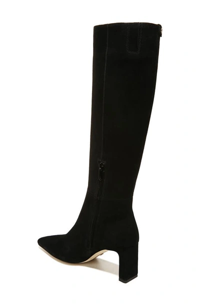 Sam Edelman Sylvia Suede Knee Boots In Black