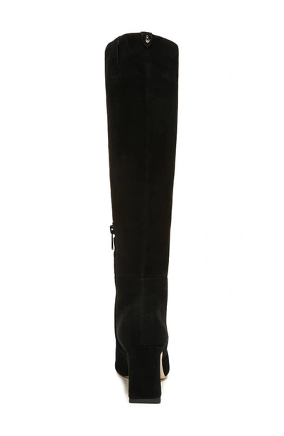 Sam Edelman Sylvia Suede Knee Boots In Black