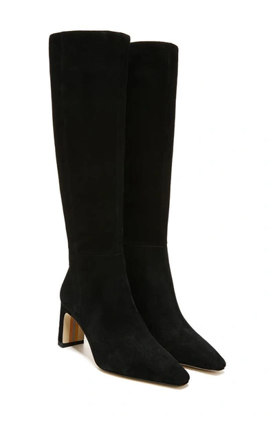 Sam Edelman Sylvia Suede Knee Boots In Black