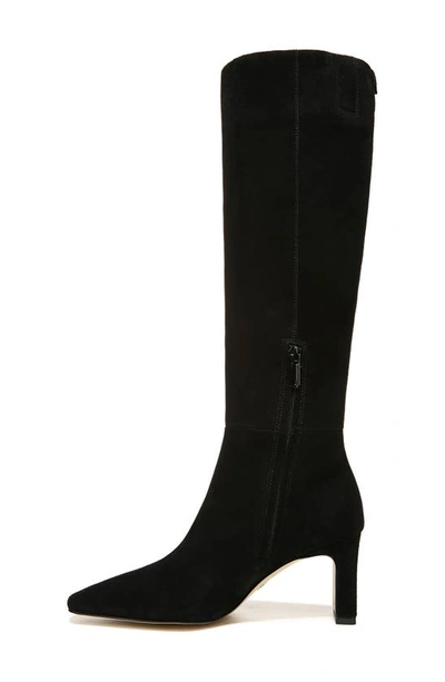Sam Edelman Sylvia Suede Knee Boots In Black