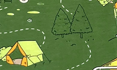 Shop Bellabu Bear Kids' Camping Fitted One-piece Convertible Footie Pajamas