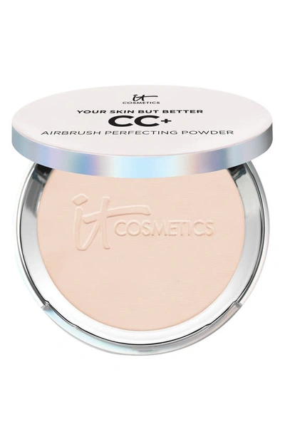 Shop It Cosmetics Your Skin But Better Cc+ Airbrush Perfecting Powder In Fair