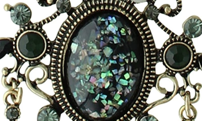 Olivia Welles Ella Beaded Necklace In Gold / Multi