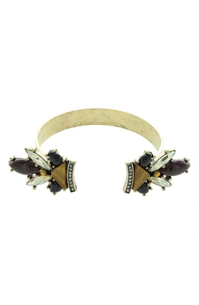 Shop Olivia Welles Juliette Hinge Bracelet In Gold