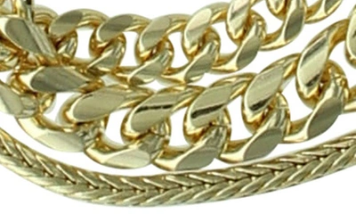 Shop Olivia Welles Christy Chain Bracelet In Gold