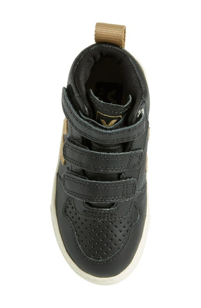 Shop Veja Small V-10 Sneaker In Black