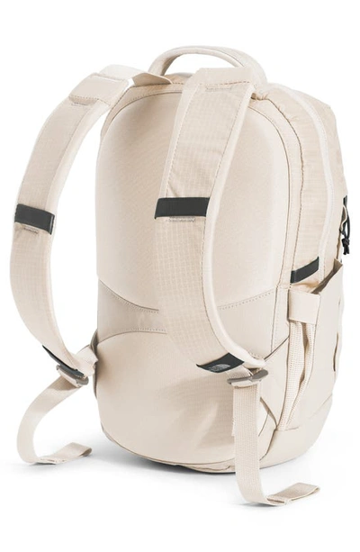 Shop The North Face Borealis Water Repellent Mini Backpack In Gardenia White/ Tnf Black