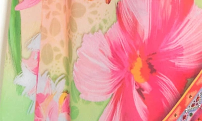 Ranee's Floral Print Duster In Ombre