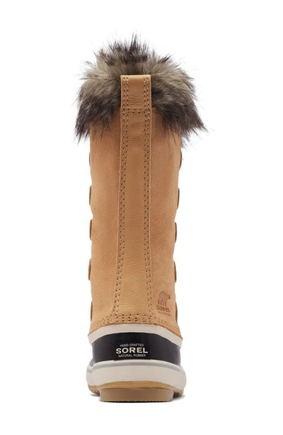 Shop Sorel Joan Of Arctic Faux Fur Waterproof Snow Boot In Honest Beige