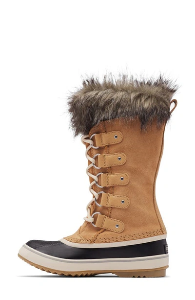 Shop Sorel Joan Of Arctic Faux Fur Waterproof Snow Boot In Honest Beige