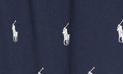 Shop Polo Ralph Lauren Pony Print Pajama Pants In Cruise Navy/ White