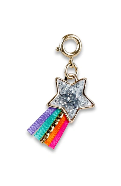 Charm It Glitter Shooting Star Charm In Rainbow