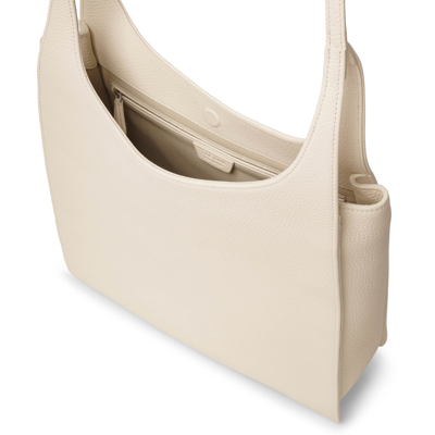 Shop The Row Jules Ivory Leather Tote Bag