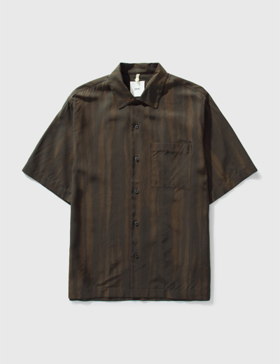 Shop Oamc Kurt Shirt - Wood In Brown