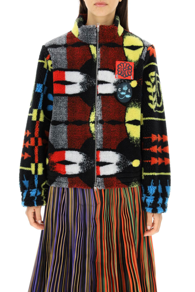 Shop Chopova Lowena Multicolor Fleece Jacket
