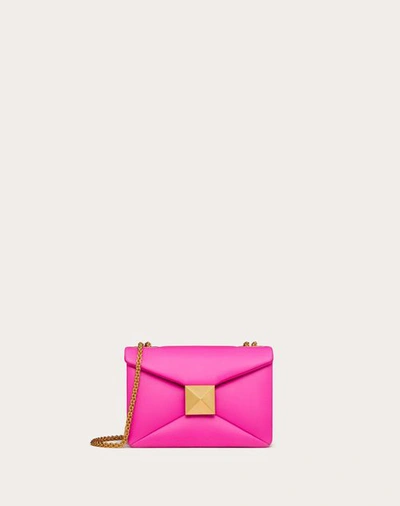 Shop Valentino Garavani Garavani One Stud Nappa Bag With Chain Woman Pink Pp Uni