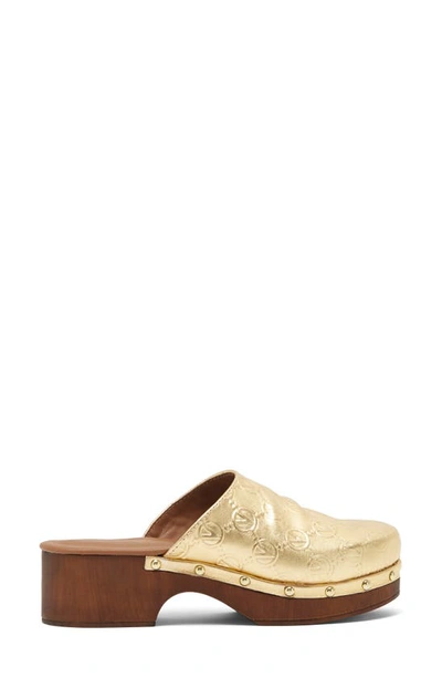 Shop Valentino By Mario Valentino Micky Clog In Gold